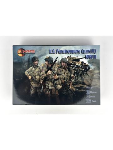 Mars 72141 U.S. Paratroopers (Part II) WW II 1/72 Scale Plastic Model Kit