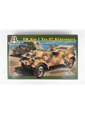 Italeri 7024 VW Typ 82 Kubelwagen 1/72 Scale Plastic Model Kit