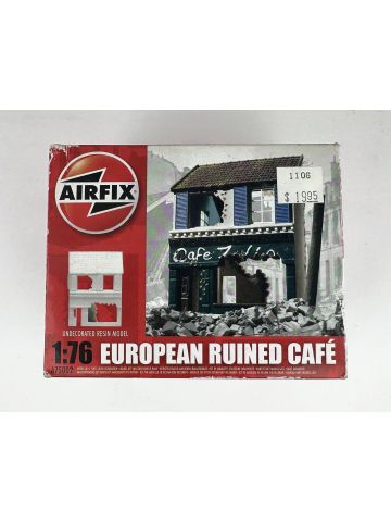 Airfix A75002 European Ruined Cafe 1/76 Scale Plastic Model Kit