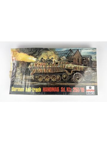 ESCI 8055 German Half-Track Hanomag Sd.Kfz. 251/16 1/72 Scale Plastic Model Kit