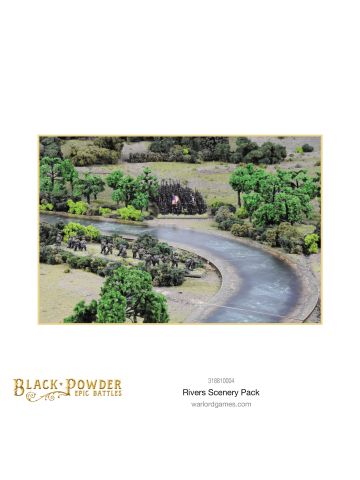 Warlord Games 318810004 Black Powder & Epic Battles - Rivers Scenery Pack