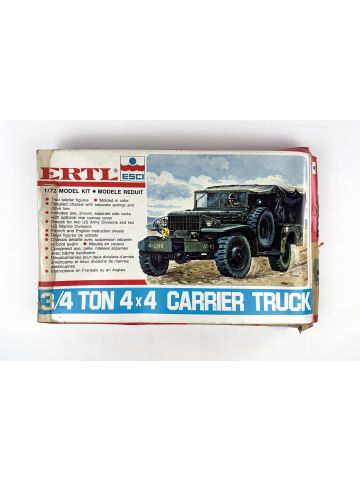 ESCI 8515 3/4 Ton 4x4 Carrier Truck 1/72 Scale Plastic Model Kit