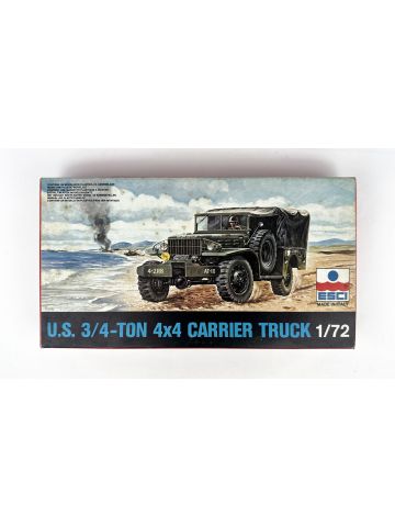 ESCI 8039 U.S. 3/4-Ton 4x4 Carrier Truck 1/72 Scale Plastic Model Kit
