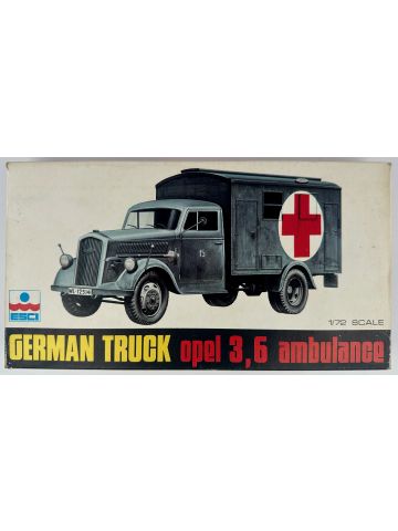 ESCI 8035 German Truck Opel 3.6 Ambulance 1/72 Scale Plastic Model Kit