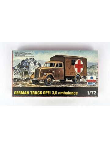 ESCI 8035 German Truck Opel 3.6 Ambulance 1/72 Scale Model Kit - Different box