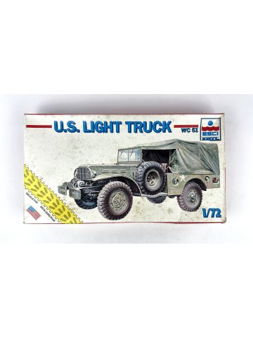 ESCI 8357 U.S. Light Truck WC 51 3/4 Ton 1/72 Scale Plastic Model Kit