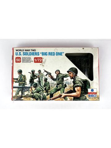ESCI 202 World War Two U.S. Soldiers Big Red One 1/72 Scale Plastic Model Kit