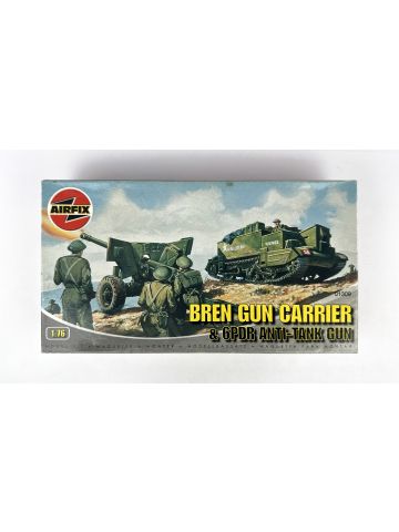 Airfix 01309 Bren Gun Carrier & 6pdr Anti-Tank Gun 1/76 Scale Plastic Model Kit