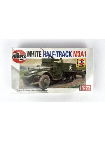 Airfix 02318 White Half-Track M3A1 1/72 Scale Plastic Model Kit - Shrink-wrapped
