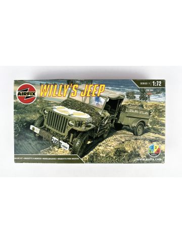 Airfix 01322 Willy's Jeep 1/72 Scale Plastic Model Kit