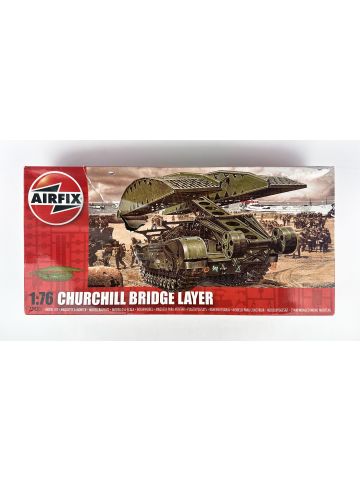 Airfix A04301 Churchill Bridge Layer 1/76 Scale Model Kit - Box tear on front