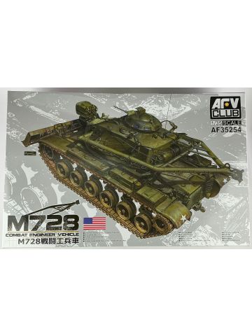 AFV Club AF35254 M728 Combat Engineer Vehicle 1/35 Scale Plastic Model Kit