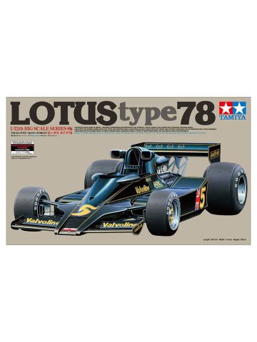 Tamiya 12037 Lotus Type 78 1/12 Scale Plastic Model Kit with Photo-Etched Parts