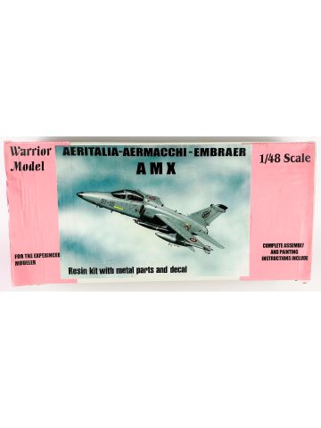 Warrior Model 48010 Aeritalia-Aermacchi-Embraer AMX 1/48 Scale Resin Model Kit