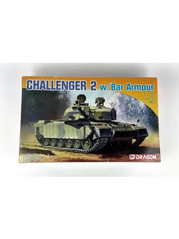 Dragon 7287 Challenger 2 with Bar Armour 1/72 Scale Plastic Model Kit