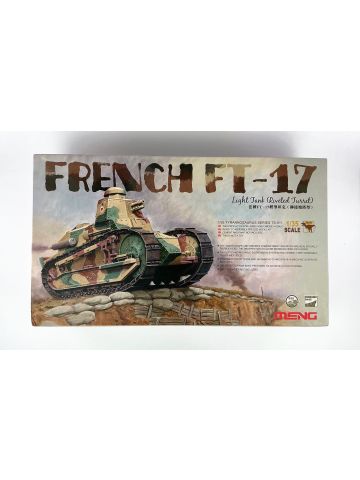 Meng TS-011 French FT-17 Light Tank (Riveted Turret) 1/35 Scale Model Kit