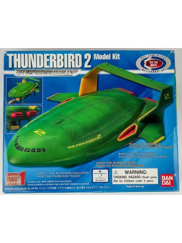 Bandai  0125309 Thunderbird 2  Scale Plastic Model Kit Snap Assembly No Painting