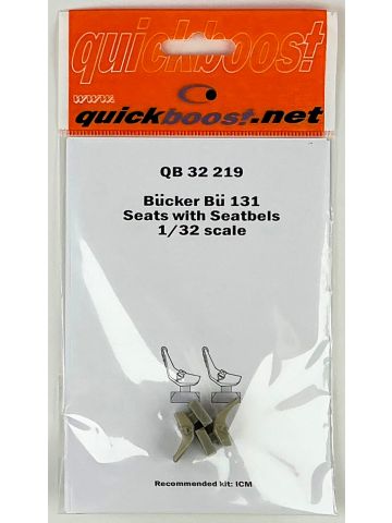 Quickboost 32219 Bu131 Seats with Seatbelts 1/32 Scale Kit Detail Set