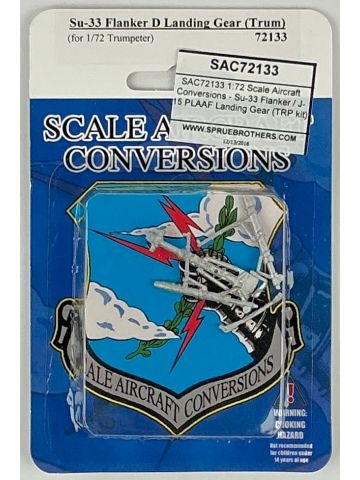 Scale Aircraft SAC72133 Su-33 Flanker D Landing Gear 1/72 Scale Detail Set