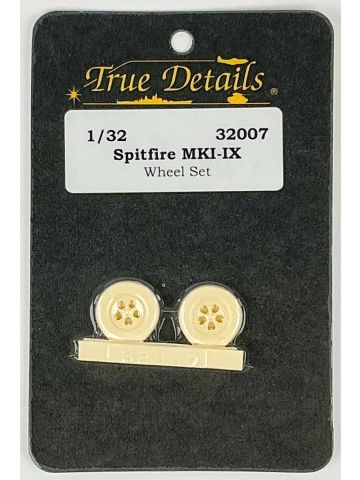 True Details 32007 Spitfire MKI-IX Wheel 1/32 Scale Kit Detail Set