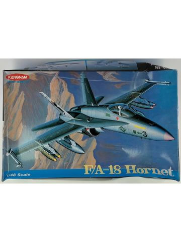 Kangnam 7116 F/A-18 Hornet 1/48 Scale Plastic Model Kit Open Box