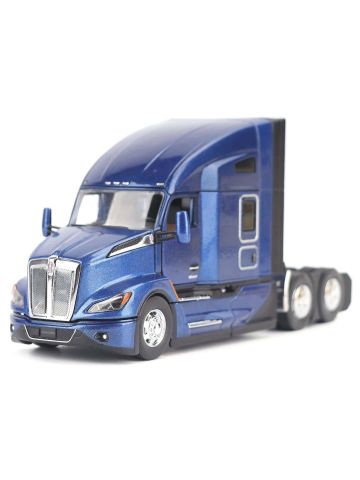 Diecast Masters 71108 Kenworth T680 Deep Cerulean Blue Scale 1/50 Diecast Model