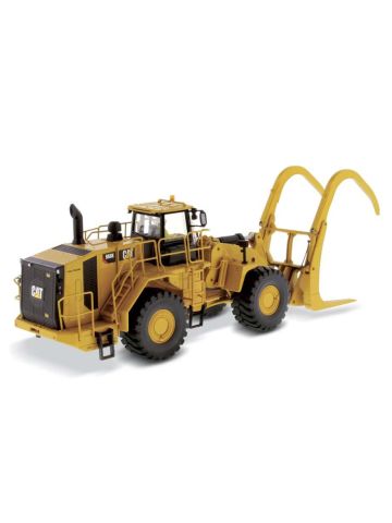 Diecast Masters 85917 Cat 988K Wheel Loader with Grapple 1/50 Scale Model