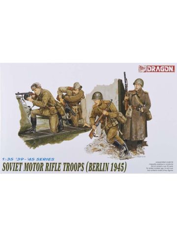 Dragon 6019 Soviet Motor Rifle Troop 1/35 Scale Plastic Model Figures Kit
