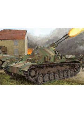 Dragon 6889 Flakpanzer IV (3cm) 'Kugelblitz' 1/35 Scale Plastic Model Kit
