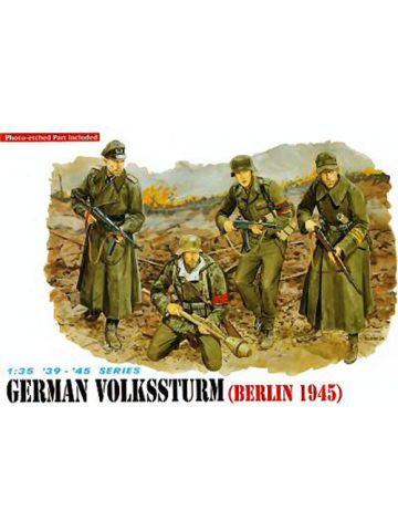 Dragon 6020 WWII German Volkssturm Berlin 1945 WWII Scale Plastic Model Figures