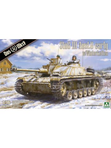 Das Werk DW16003 StuG III Ausf.G with Winterketten 1/16 Scale Plastic Model Kit