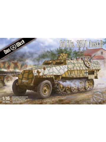 Das Werk DW16005 Sd.Kfz. 251/1 Ausf.D 1/16 Scale Plastic Model Kit
