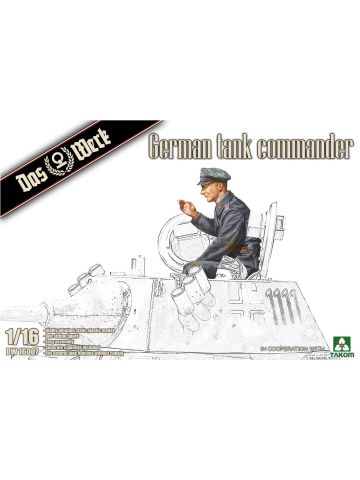 Das Werk DW16007 WWII German Tank Commander 1/16 Scale Plastic Model Figure Kit