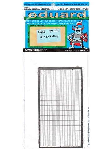 Eduard 99001 USN Railings 1/350 Scale Photoetch Detail Set for Model Ships