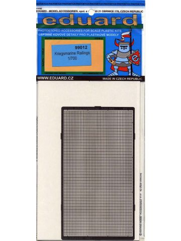 Eduard 99012 WWII German Navy Railings for 1/700 Scale Model Ship Kits