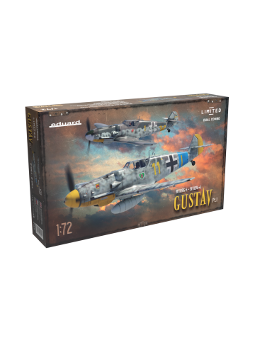 Eduard 2144 Bf109G-5 & G-6 'Gustav Pt. 1' Dual Combo 1/72 Scale Model Kits