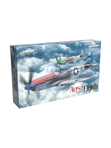 Eduard 2147 P-51D Mustang 'Aces of the Eighth' Dual Combo 1/72 Scale Model Kits