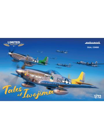 Eduard 2152 P-51D 'Tales of Iwo jima' Dual Combo Ltd Edition 1/72 Scale Kits