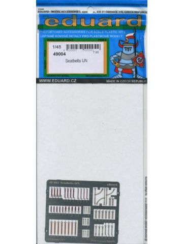 Eduard 49004 Painted Seatbelts WWII Japanese Navy Aircraft 1/48 Scale Photoetch