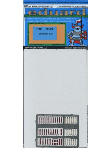 Eduard 49005 WWII Japanese Aircraft Seat Belts Detail Set 1/48 Scale Models