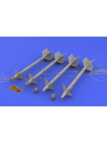 Eduard 648029 Brassin AIM-9M/L Sidewinder 1/48 Scale Resin & Photo-Etch