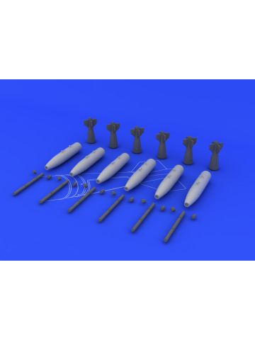 Eduard 648093 Mk 82 Bombs Photo-Etch & Resin for 1/48 Scale Models