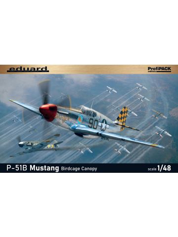 Eduard 82107 P-51B Mustang Birdcage Canopy 'Profi-Pack' 1/48 Scale Model Kit