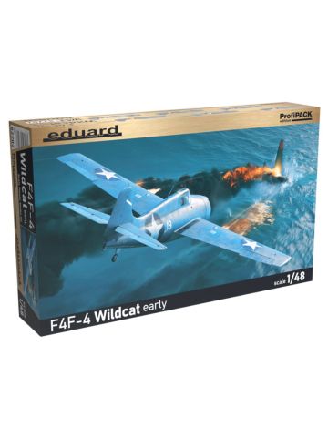 Eduard 82202 F4F4 Wildcat Early US 'Profi-Pack' 1/48 Scale Plastic Model Kit