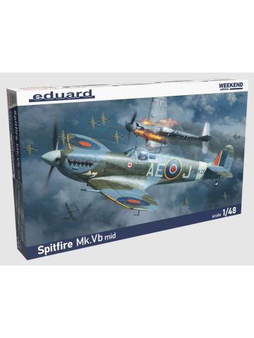 Eduard 84186 Spitfire Mk Vb Mid-War 'Weekend Edition' 1/48 Scale Model Kit