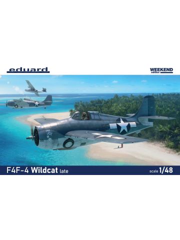 Eduard 84204 F4F-4 Wildcat Late Production 'Weekend Edition' 1/48 Scale Kit