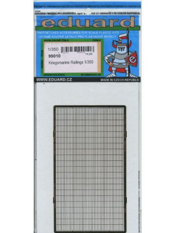 Eduard 99010 WWII German Navy Railings for 1/350 Scale Model Ship Kits