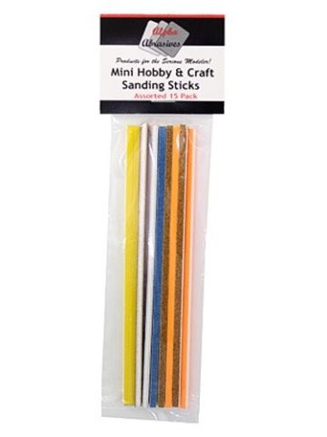 Flex-I-File 101 Mini Hobby & Craft Sticks 15-Pack