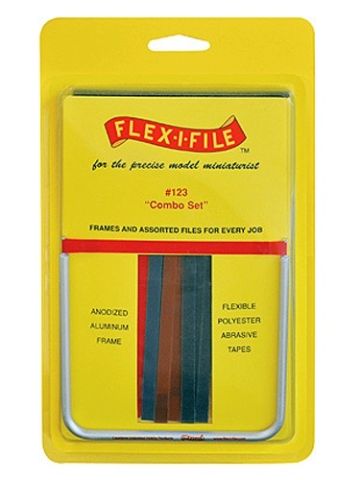 Flex-I-File 123 Combo Set with Frame & Sanding Tapes