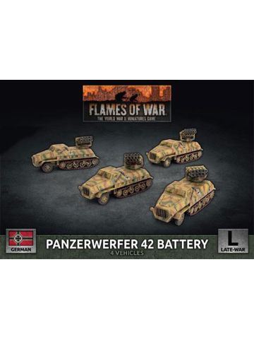 Flames of War GBX165 Panzerwerfer 42 Battery (4 Vehicles) Gaming Miniatures